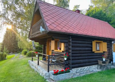 Chata LIPNO 34 | až 5 osob/jedinečný výhled na jezero a pohoří za ním. Útulná, skvěle vybavená chatička po rekonstrukci. WiFi, myčka, pračka, ohniště,…